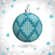Knitted Christmas Ball N23