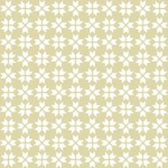 White ribbon on light brown wallpaper