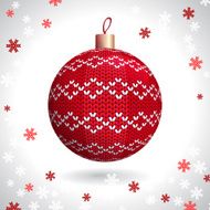 Knitted Christmas Ball N24