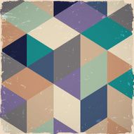 Abstract Retro Geometric Background N6