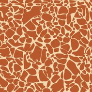 Giraffe fur texture vector seamless animal pattern