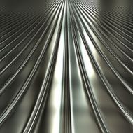Aluminum silver stripe pattern N8