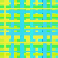 Seamless green geometrical linear pattern