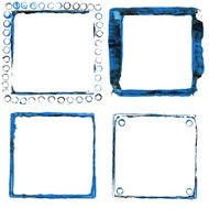 Acrylic paint frames