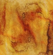 Abstract Watercolor nature painting N1241