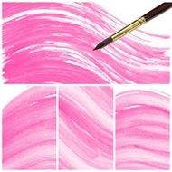 Set of Colorful water color painting background N548