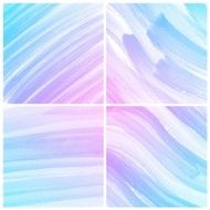 Set of Colorful water color painting background N555