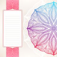 background with a round natural pattern