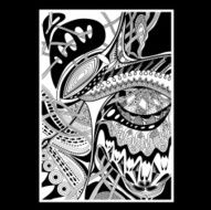 Black and white pattern N12