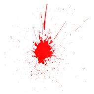 watercolor splashes on white background N17