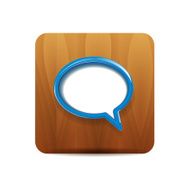 Vector chat application icon