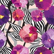 flourish vintage seamless wallpaper N3