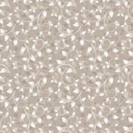 Seamless beige pattern with leaves Vector illustration N2