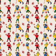 seamless football pattern N2
