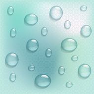 Seamless pattern with water drops N5