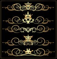 Decorative Elements Old Style - set 5
