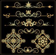 Decorative Elements Old Style - set 9