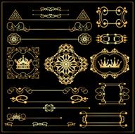 Decorative Elements Old Style - set 27