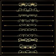 Decorative Elements Old Style - set 29