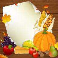 Vector Thanksgiving Background N2