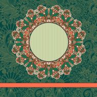 ornate floral pattern N40