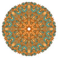 hand draw circle ornament ornamental round lace N2