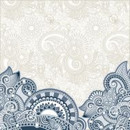 ornate floral pattern N41