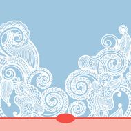 ornate floral pattern N42