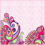 ornate floral pattern N43