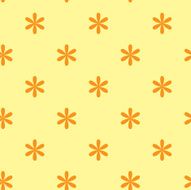 yellow seamless texture with flowers