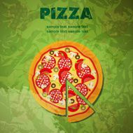 Pizza Menu Template Vector Illustration N5