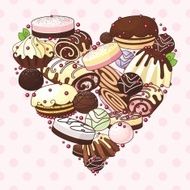 heart of sweets