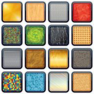 Textured Apps Buttons