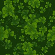 Seamless pattern with clover N5