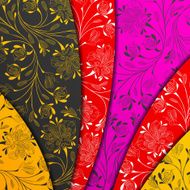 floral background layer shadow N3
