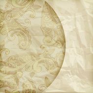 retro background with paisley pattern