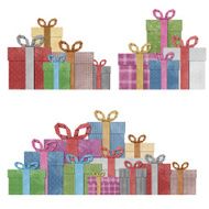 gift boxes with ribbon recycled papercraft N2