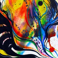 Abstract Watercolor Texture N45