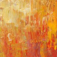 Abstract in red yellow and orange
