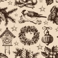Christmas seamless pattern N221