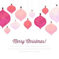 Christmas Decorations Hanging on Strings