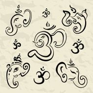 Ganesha Hand drawn illustration N14