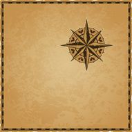 Ancient Compass Map