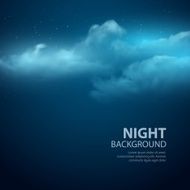 Night sky abstract background Vector illustration