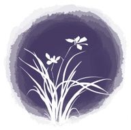 ink drop flower