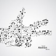 Circuit board human hand three finger N3