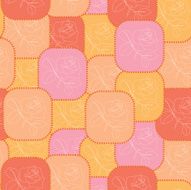 vector geometric red and orange pattern