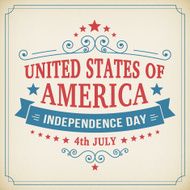 Vector independence day 4th July america poster N3