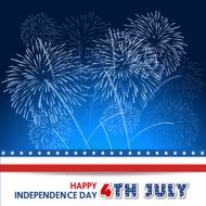 Fourth of July with firework Background N14