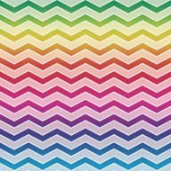 Rainbow chevron pattern on paper N2